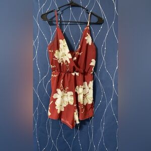 Floral romper Size medium (brand unknown)